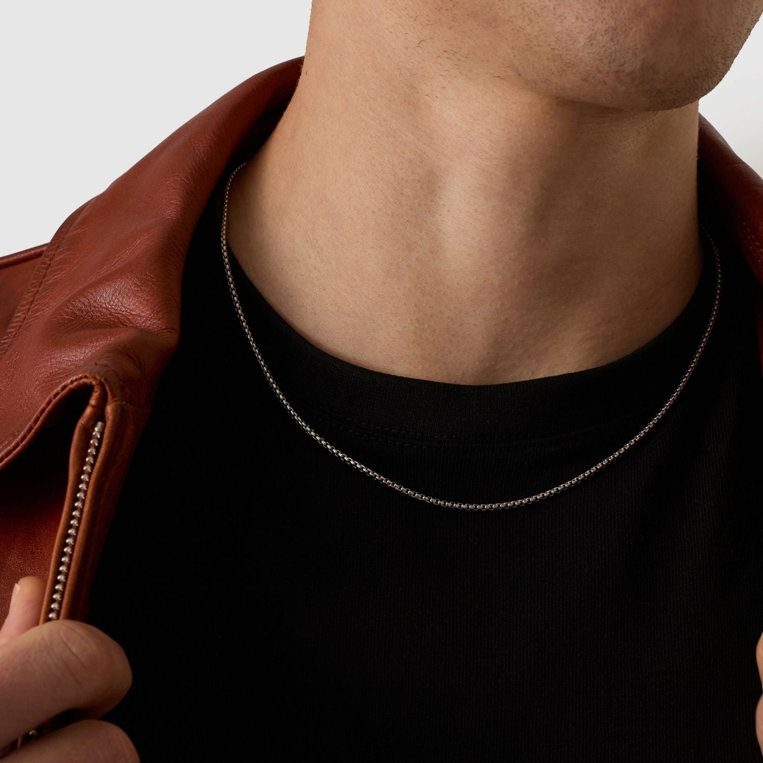 Round Box Chain (Silver) 2mm