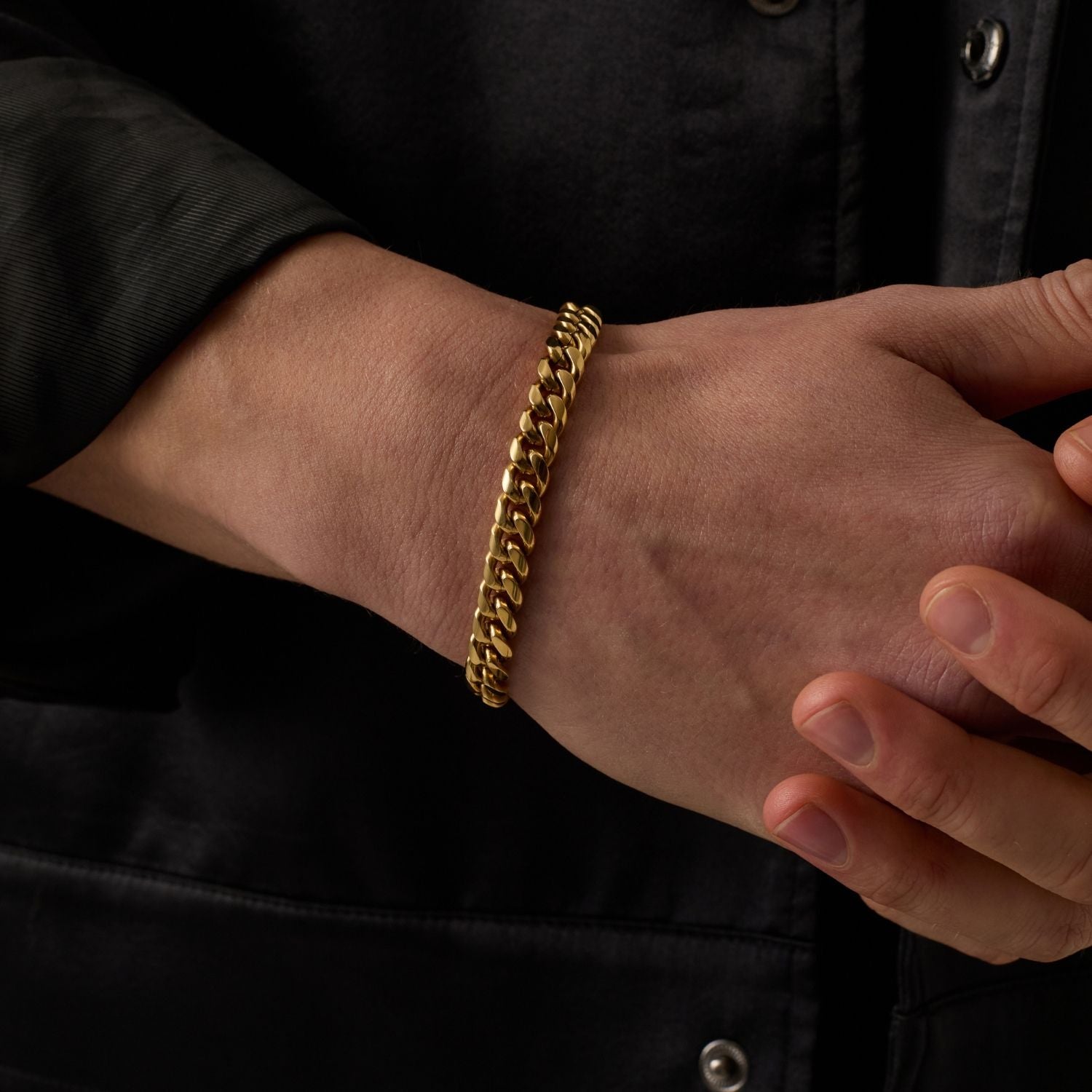 Cuban Bracelet (Gold) 8mm