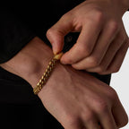 Cuban Bracelet (Gold) 8mm