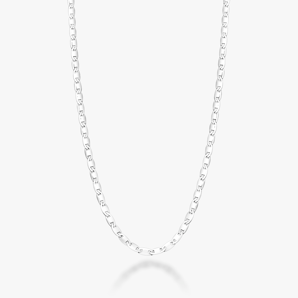 Valentino Chain Necklace in Sterling Silver, 3.5mm