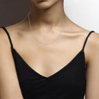 Adjustable Bolo Box Necklace in Sterling Silver, 1mm