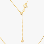 Adjustable Bolo Cable Necklace in 18k Gold Over Sterling Silver, 1.3mm