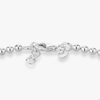 Bead Strand Bracelet in Sterling Silver, 3mm