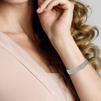 Bismark Mesh Bracelet in Sterling Silver, 12mm
