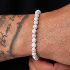 Howlite Bead Bracelet