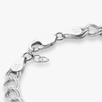 Double Curb Bracelet in Sterling Silver, 6mm