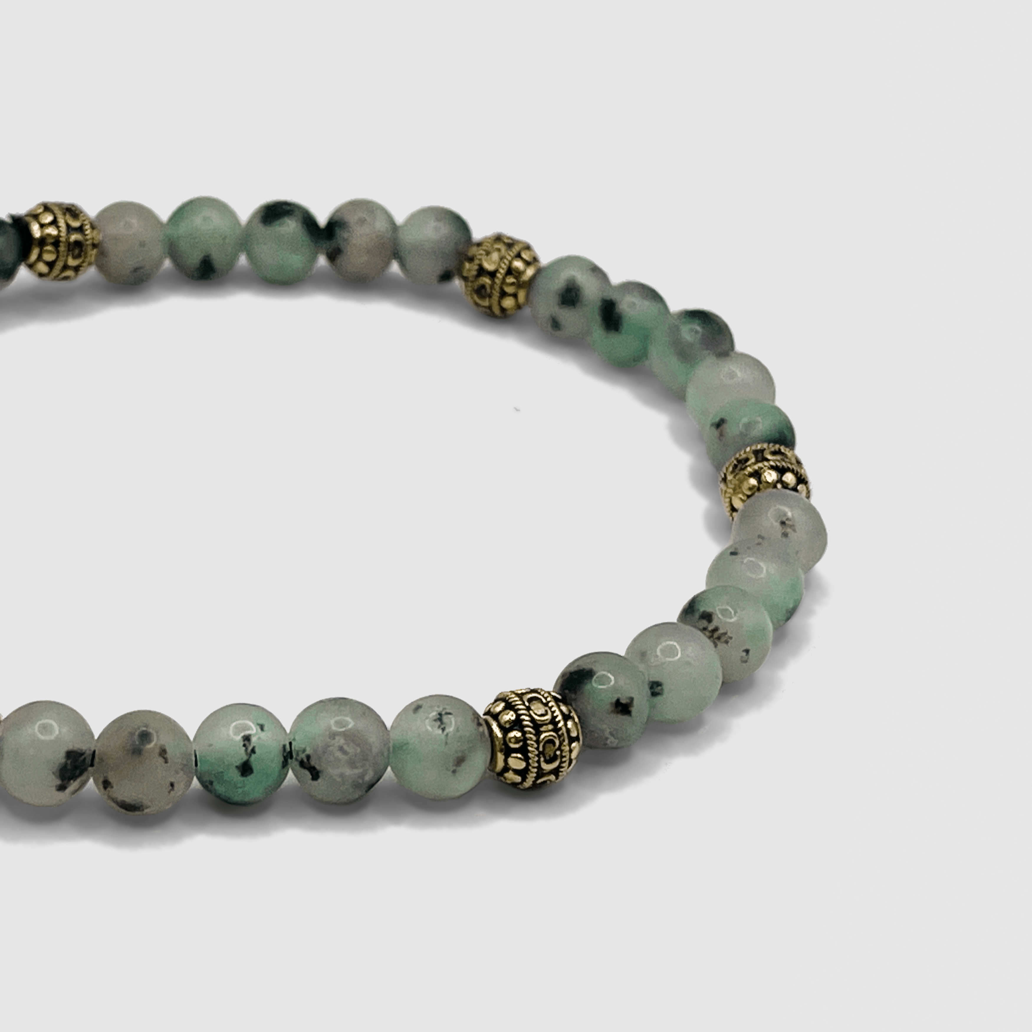 Kiwi Stone Bracelet (Gold)