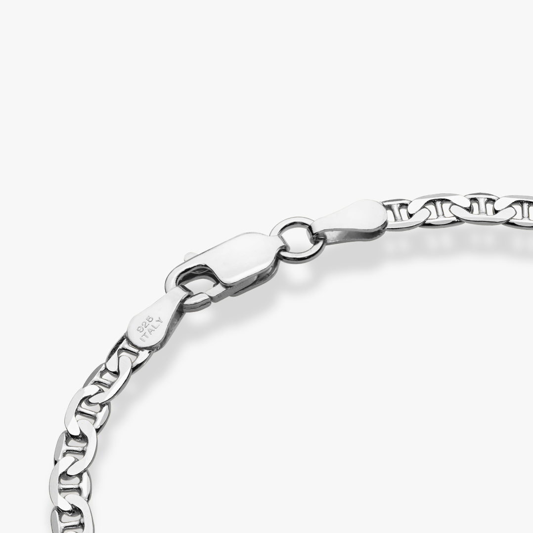 Mariner Anklet in Sterling Silver, 3mm