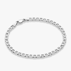 Mariner Anklet in Sterling Silver, 4mm