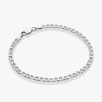 Mariner Chain Bracelet in Sterling Silver, 3mm