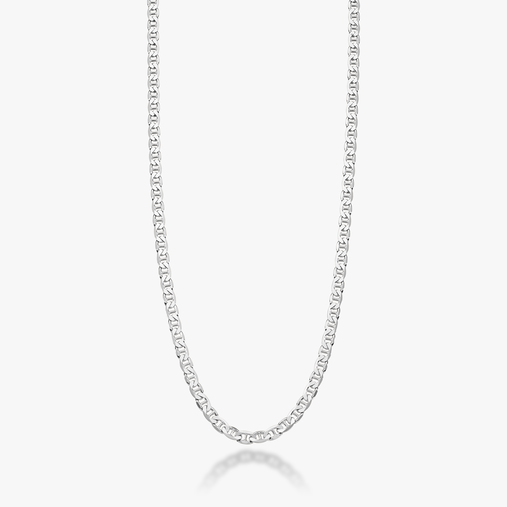 Mariner Chain Necklace in Sterling Silver, 4mm