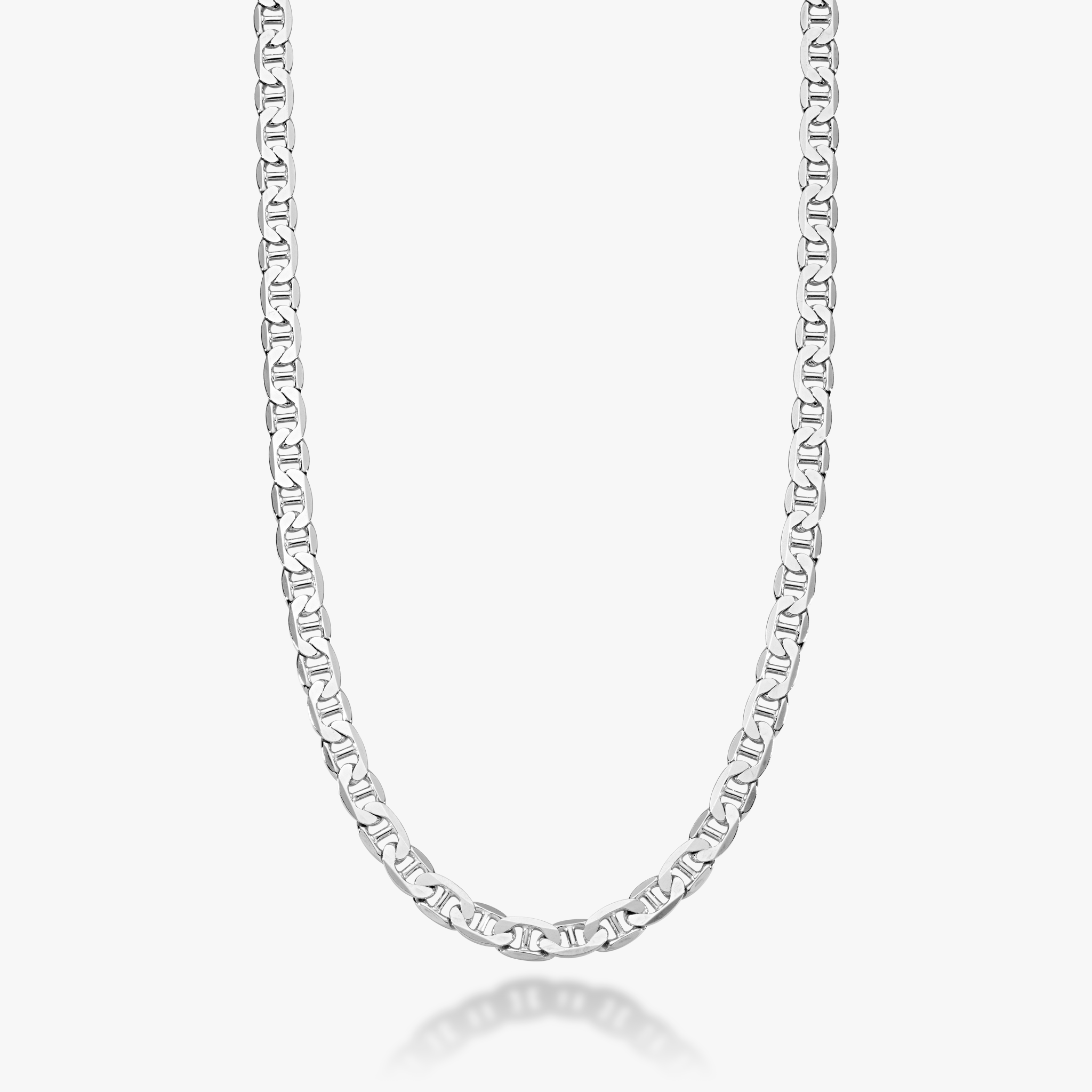 Mariner Chain Necklace in Sterling Silver, 6mm