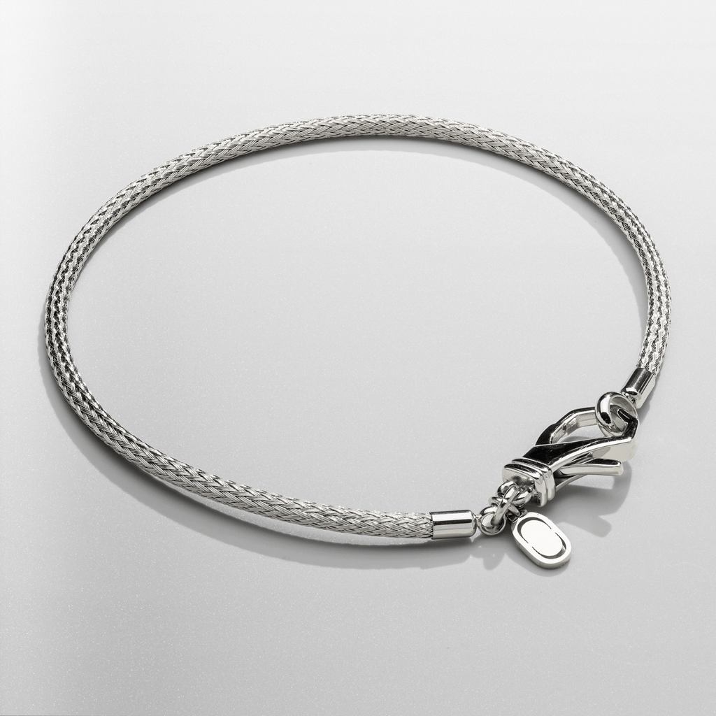 Micro Pleat Bracelet (Silver)
