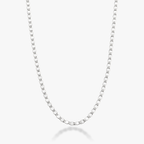 Mirror Link Necklace in Sterling Silver