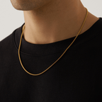 Round Box Chain (Gold) 2mm