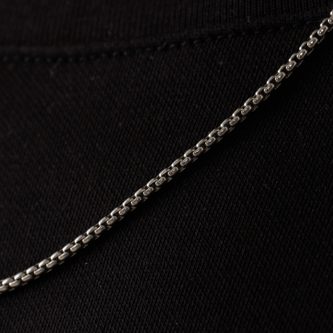 Round Box Chain (Silver) 2mm