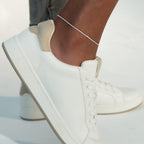 Rope Anklet in Sterling Silver, 1.5mm