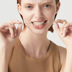 Rope Necklace in Rhodium Plated over Sterling Silver, 1.5mm