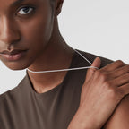 Rope Necklace in Sterling Silver, 2mm