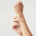 Bead Strand Bracelet in Sterling Silver, 3mm