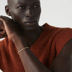 Rope Bracelet in 18k gold over sterling silver, 3mm