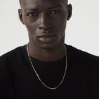 Paperclip Chain Necklace in 18K Gold Over Sterling Silver, 3mm