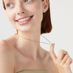 Paperclip Chain Necklace in 18K Gold over Sterling Silver, 2mm