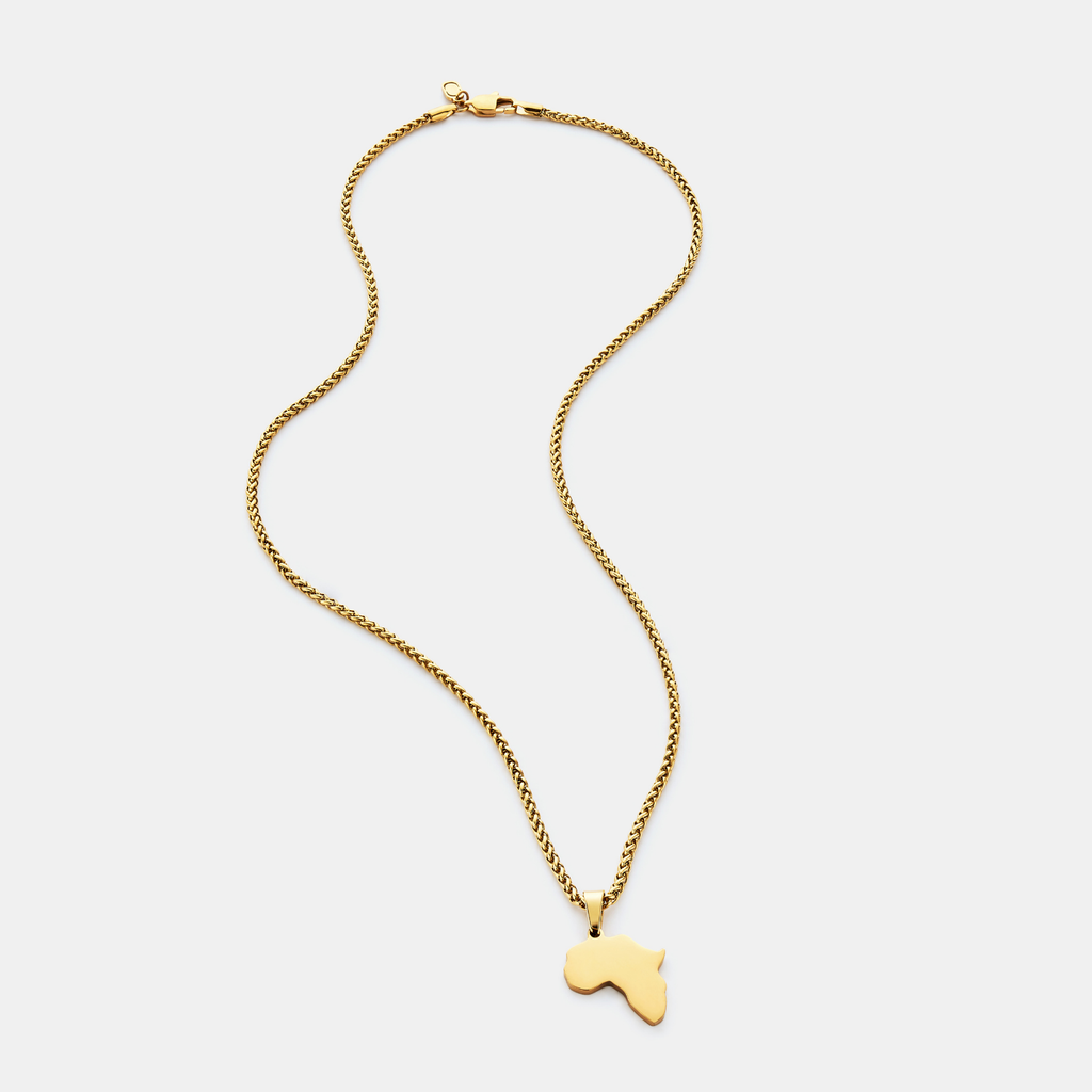 Africa Pendant (Gold)