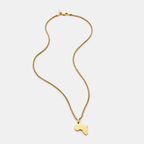 Africa Pendant (Gold)