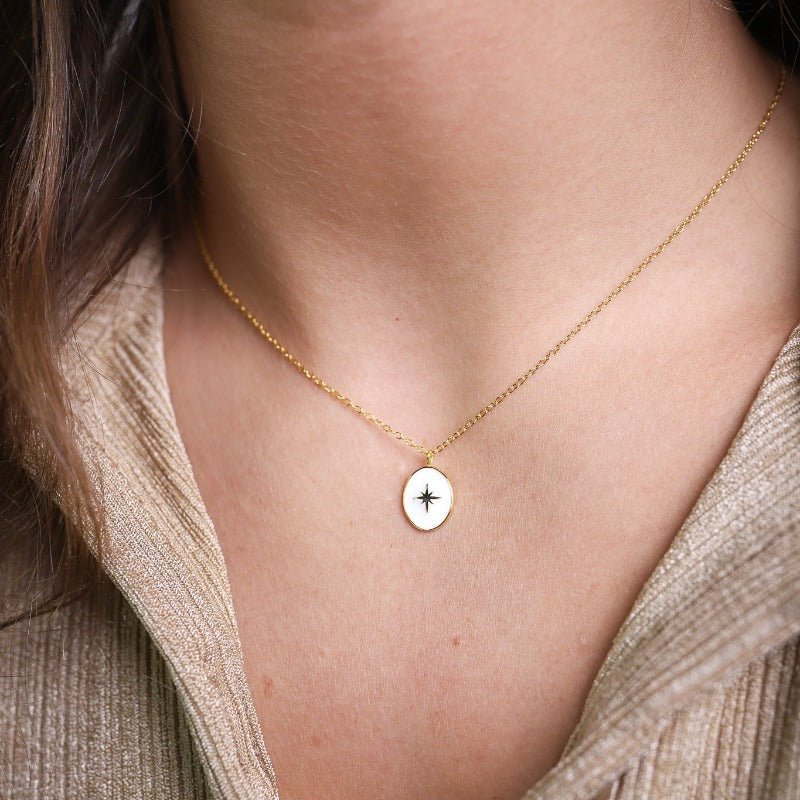 MARBLE STAR NECKLACE