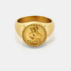 St. Christopher Signet Ring (Gold)